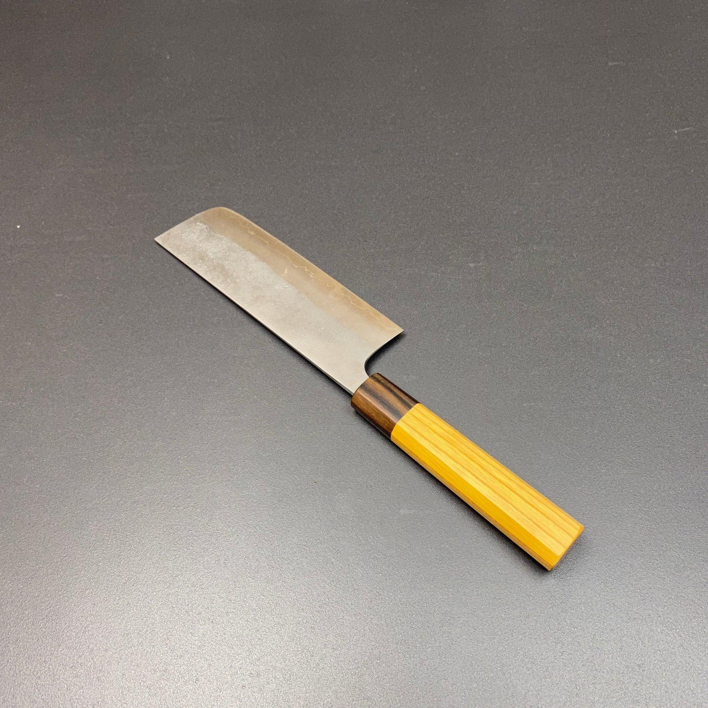 Nakiri knife, Ginsan stainless steel, nashiji finish - Kanehiro