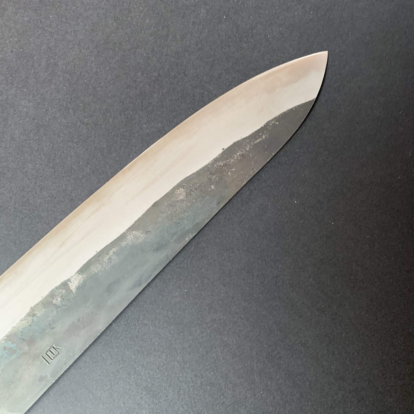Gyuto knife, Shirogami 1, kurouchi finish - Ittetsu