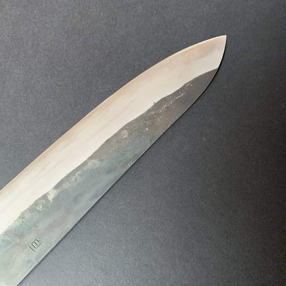 Gyuto knife, Shirogami 1, kurouchi finish - Ittetsu