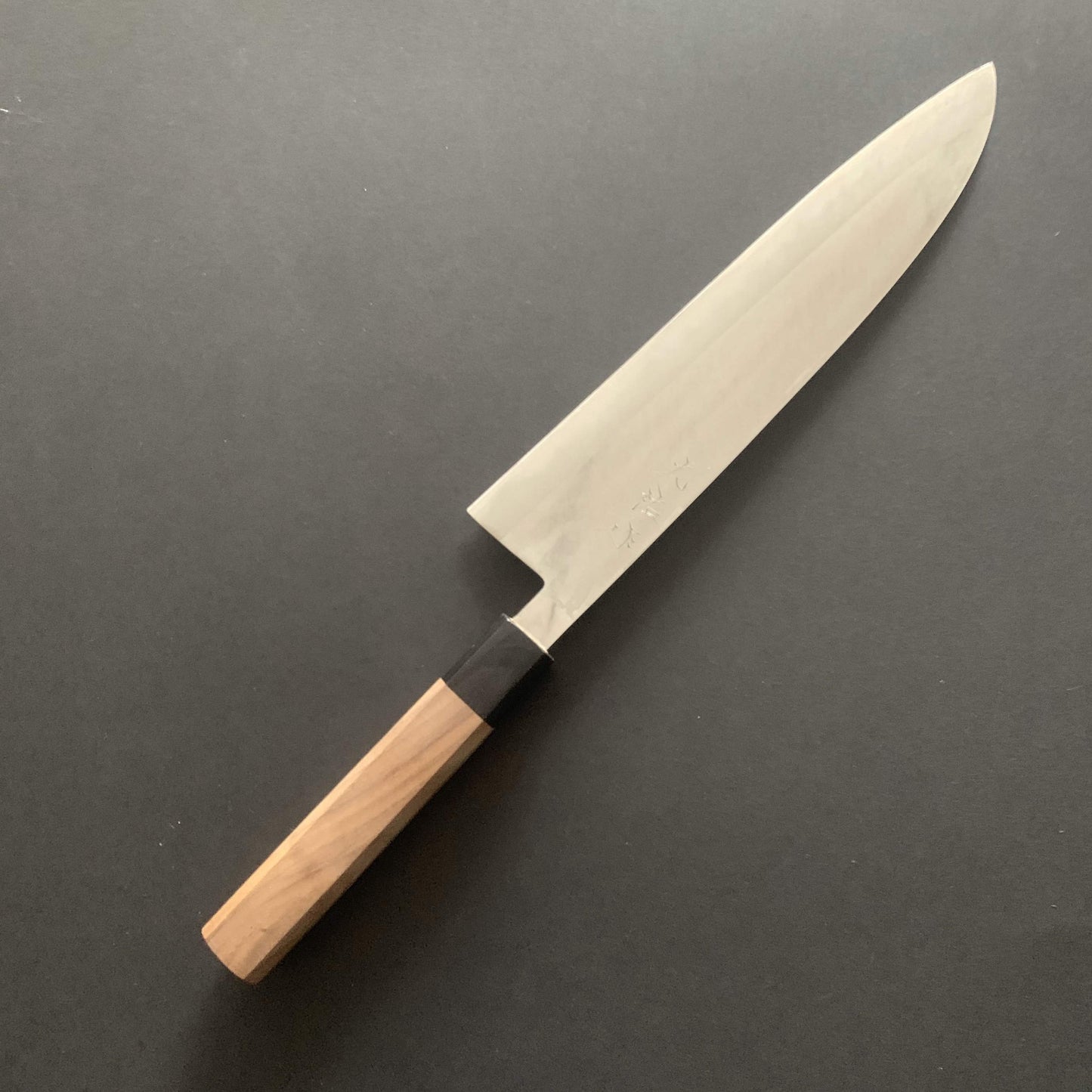 Gyuto knife, shirogami 1, migaki finish - Nishida