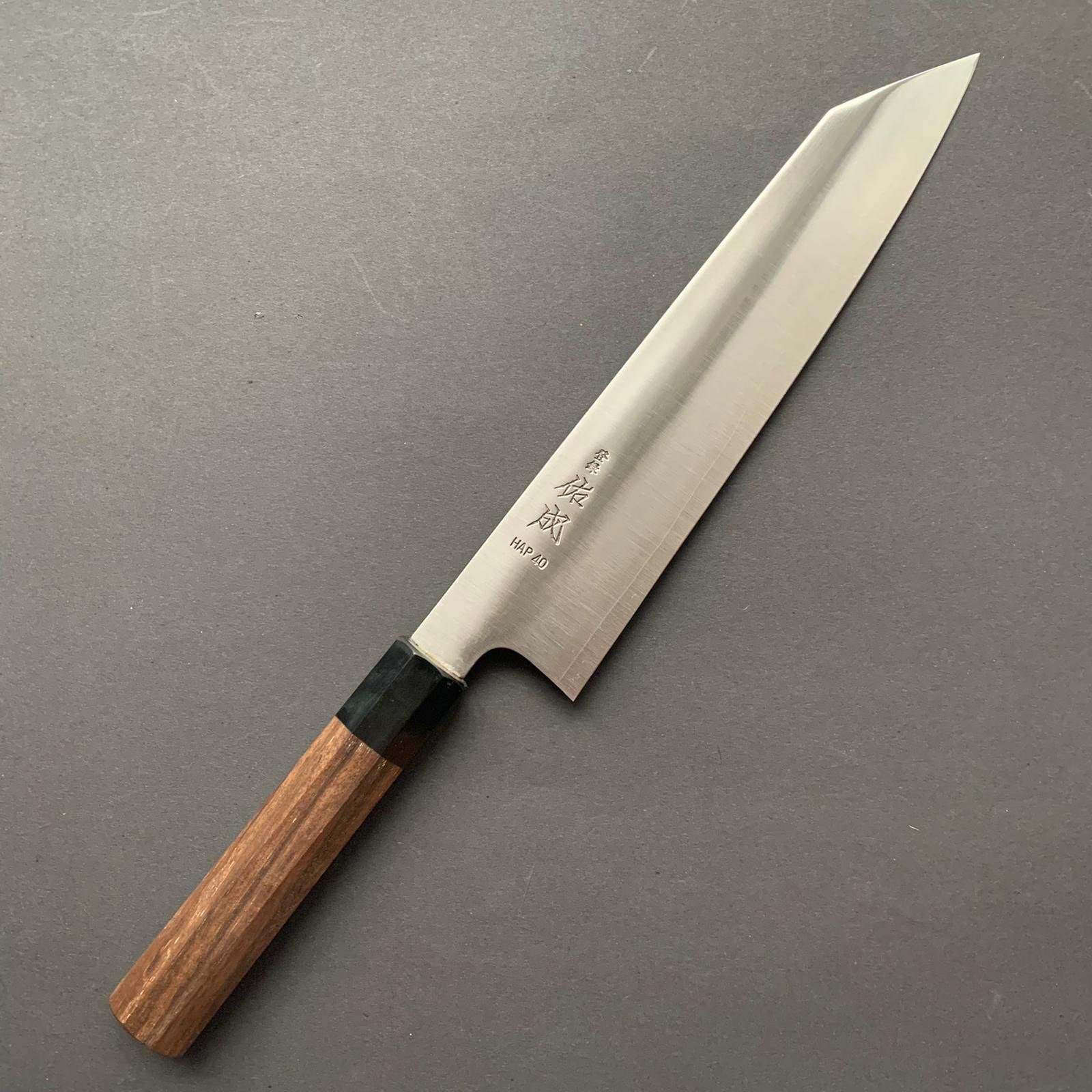 Kiritsuke knife, HAP40 powder steel, polished finish - Sukenari