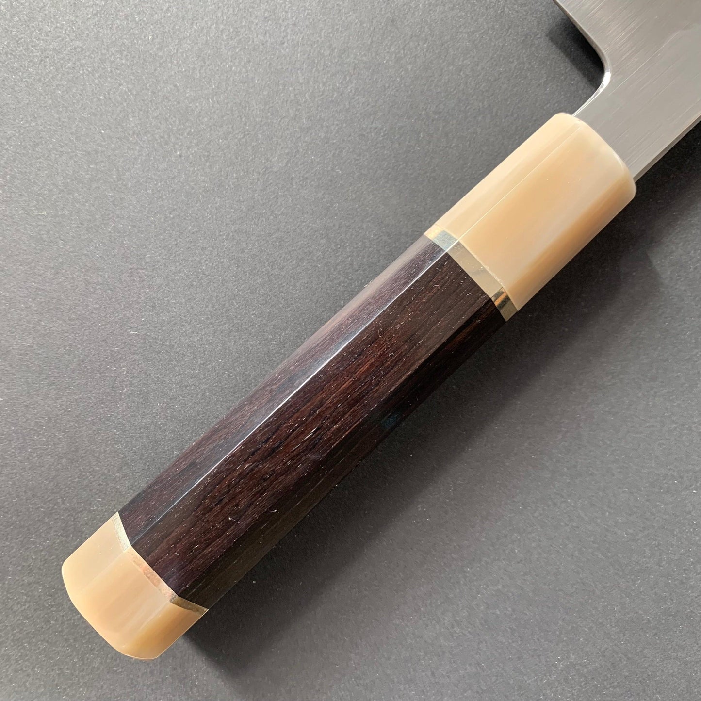 Honyaki gyuto knife, aogami 2 steel, polished finish - Nakagawa Hamono
