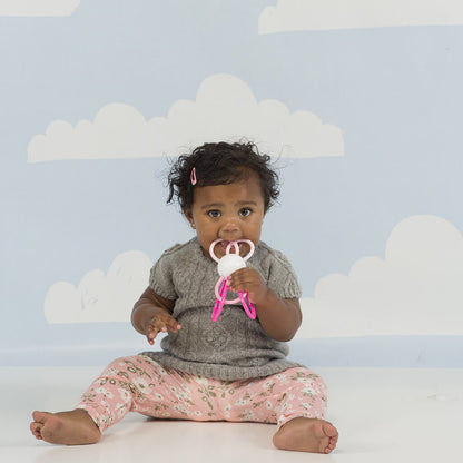 Winkel Bunny Pink Rattle and Teether Toy