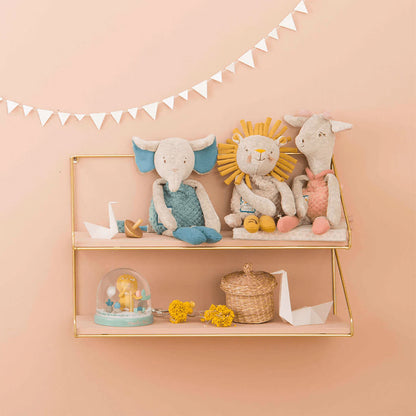 Rattle Comforter Sous Mon Baobab Lion