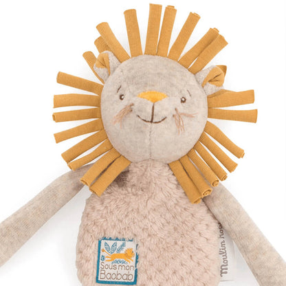 Rattle Comforter Sous Mon Baobab Lion