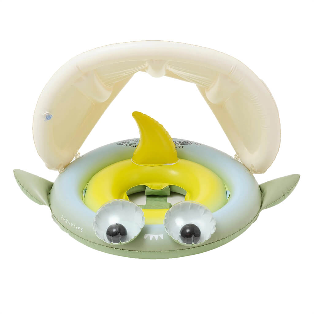 Sunnylife Baby Float Shark Tribe Khaki